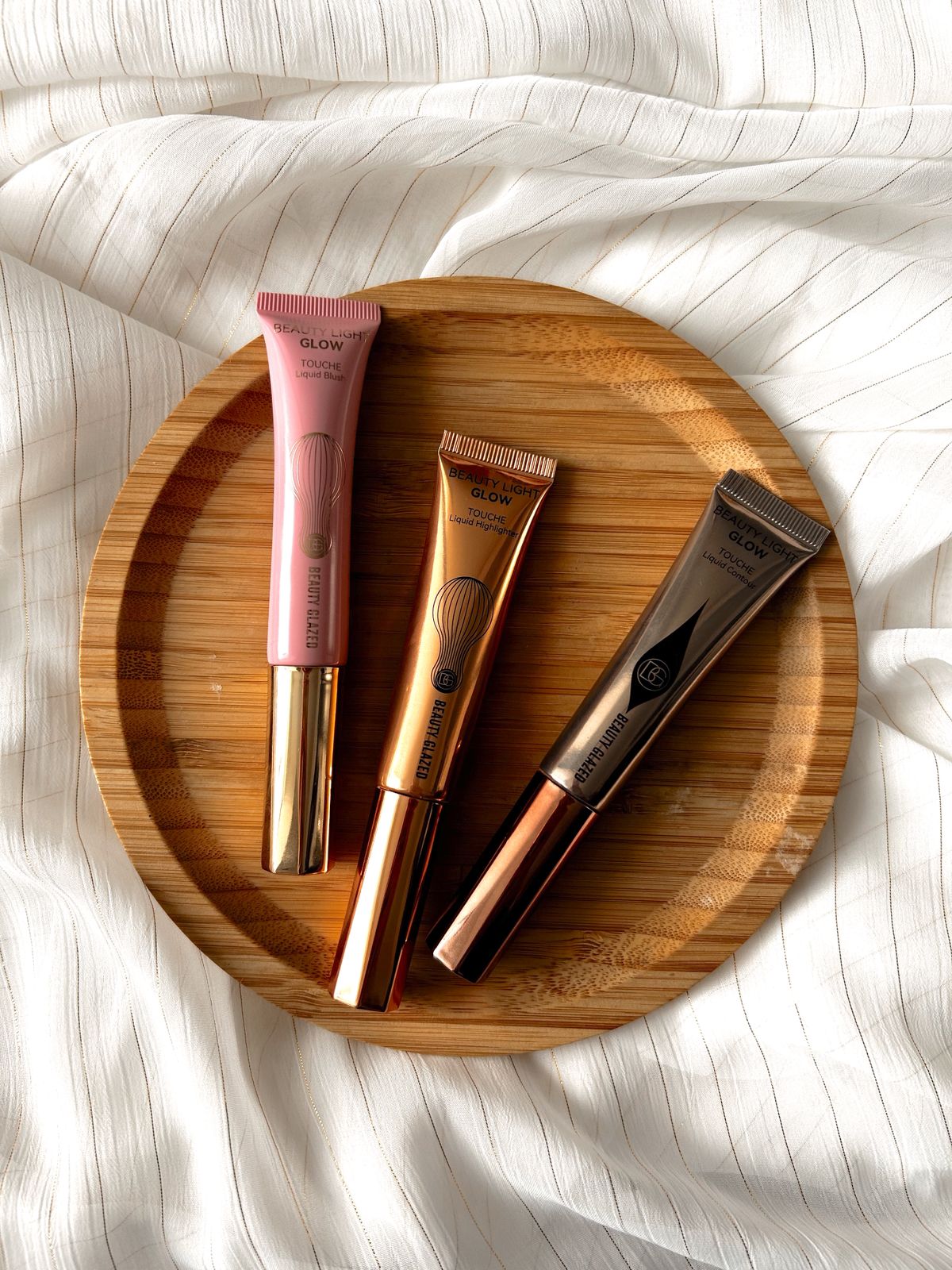 kit blush contorno e iluminador
