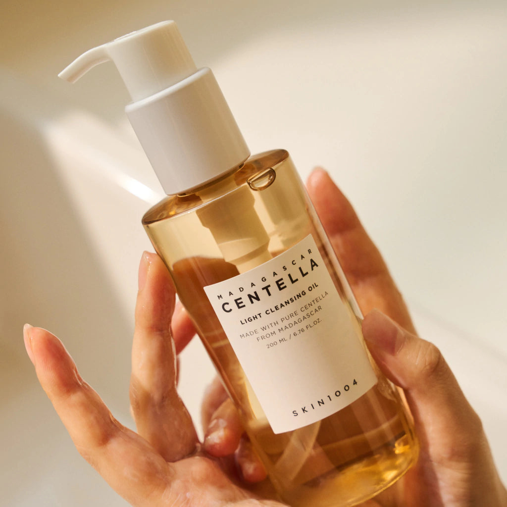 kit removedor de maquiagem + espuma de limpeza skin1004 centella
