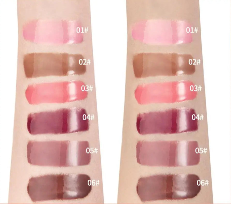 gloss brilho labial hidratante 6 cores