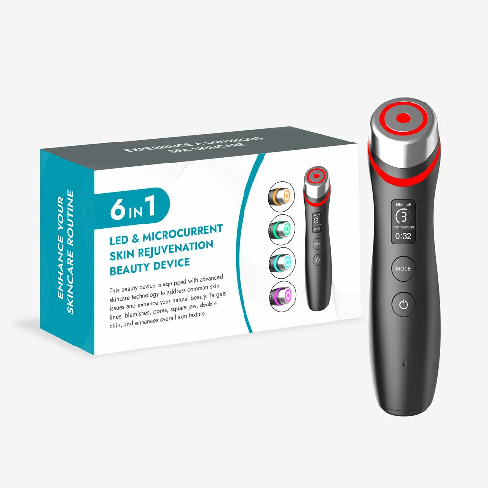 ager booster pro lifting face neck therapy wand led vibração massageador dispositivo de beleza