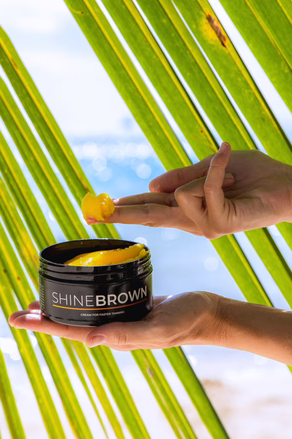 lançamento: bronzeador shine brown